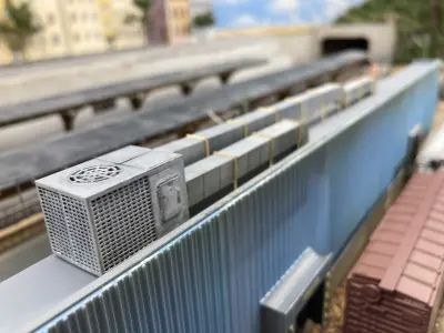 HVAC-0001 Building Exterior set H0-scale 23 items 3D print model