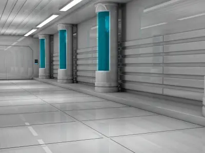 Sci Fi Interior 3D model