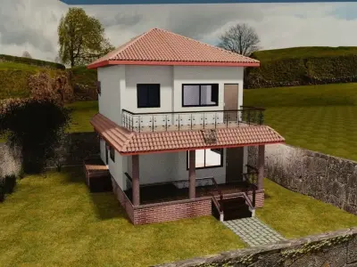 TOWN HOUSE 3D model buy