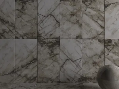 Wall Tiles Museum Crystal Thunder 60x120 Set 2 Texture