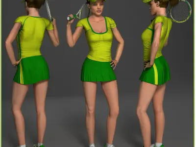  Tennis Players Pack Collection CG 