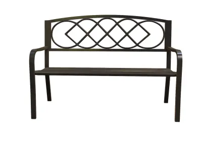Park Bench 04 - Game-ready - PBR Low-poly Low-poly 3D model