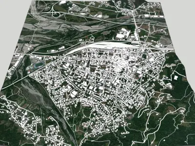 Cityscape Domodossola Italy  3D model