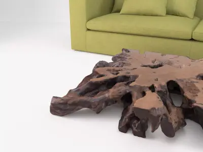 Burnt Coffee Table 3D model