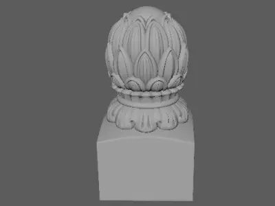 baluster statue 3D model