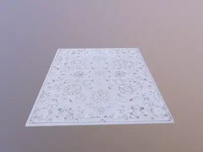 Silk mat 3D model
