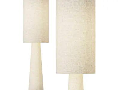 Heaven Floor Lamp Beige 3D model