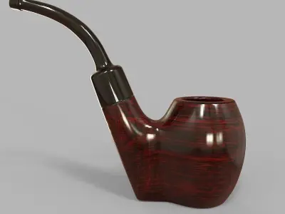 Tobacco Pipe 3D model