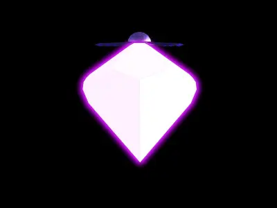 Lightsaber Master Sword  Low-poly 3D model