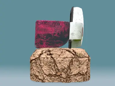 Prince Vegeta Scouter  3D  Model And Matte Painting 3D model