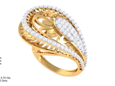  Women Ring MTL 3dm STL OBJ FBX Details 3D print model 107