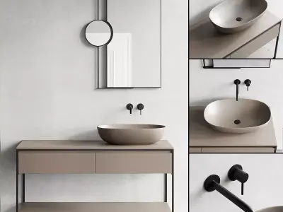 Nic Design Bridge Vanity unit 3D model