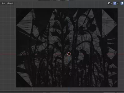 Modern Flower Relief Panel Wall Decor Set STL Mural CNC 370 3D model