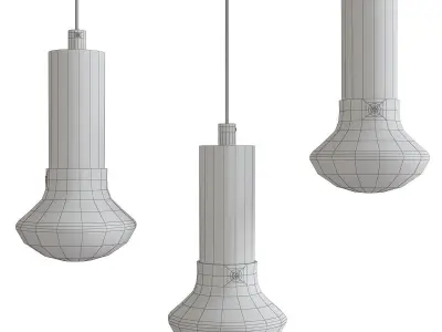 Rinna chandelier 3d model Low-poly 3D model