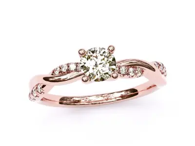 engagement fancy ring  3D print model