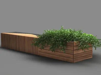 bench1151 -3-5 3D model