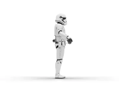First Order Stormtrooper - Star Wars Low-poly 3D model