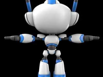 Cartoon Robot 3D model purchase