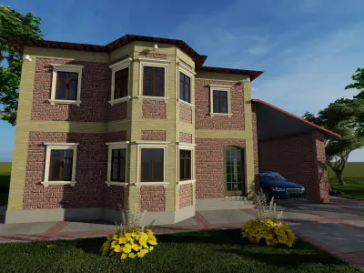 house traditional Free 3D model
