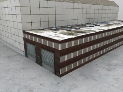 EDDF Storage 6 Low-poly 3D model