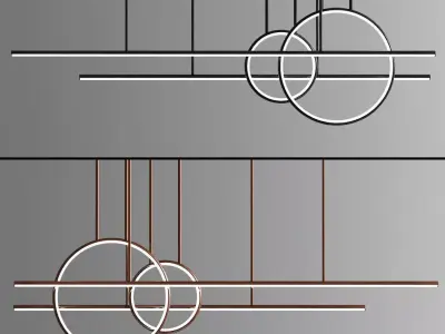 Chute Calypso Linear Suspension 3D model