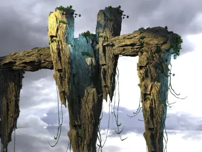 Paradise island 7  3D model
