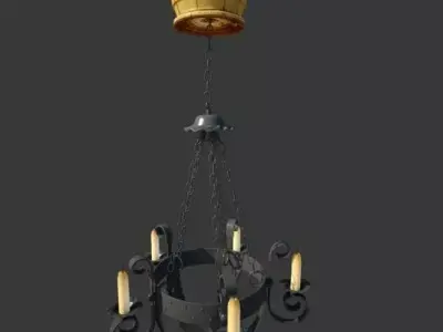 chandelier Free 3D model