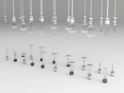 Bulbs Composition 3D model