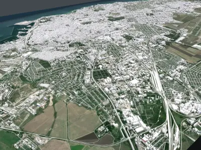 Cityscape Odessa Ukraine 3D model