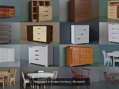Mega pack of modern furniture
