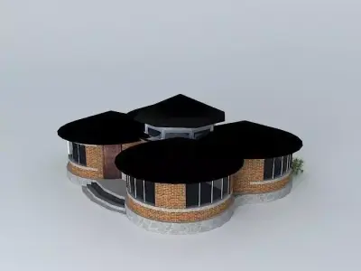 costal resort 3D model