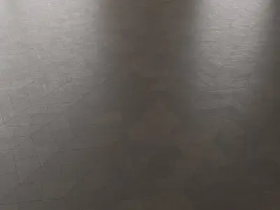 Parquet Oak Brooklyn Brushed set 6 3D model