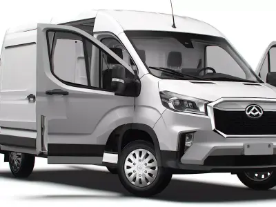 Maxus E Deliver 9 Van L3H2 HQInterior 2025 3D model