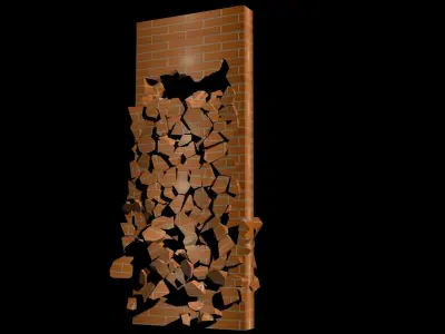 3d Mapping Wall Breaking 3D model