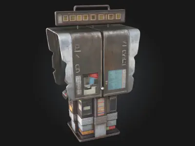 Videophone Relic  Echoes of Early Communication Technology 3D model