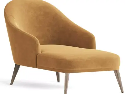 Eliza Chaise Lounge 3D model