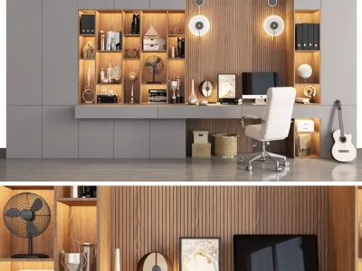 office furniture 06 3D model