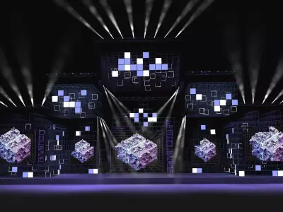 Event stage 11 design 3D model