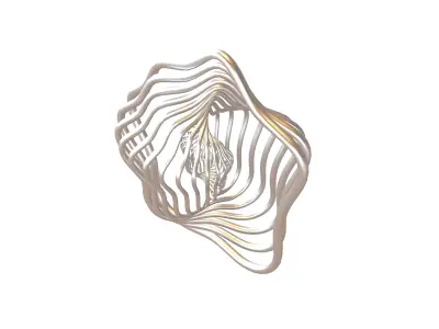 Abstract Sphere v9 002 Low-poly 3D model
