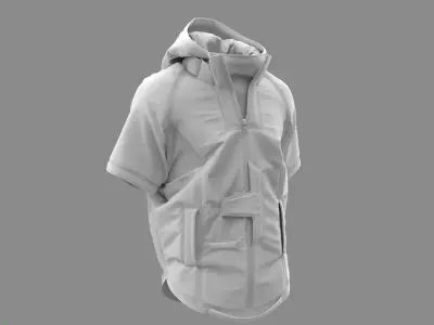 Cyberpunk Jacket - Marvelous Designer  3D model
