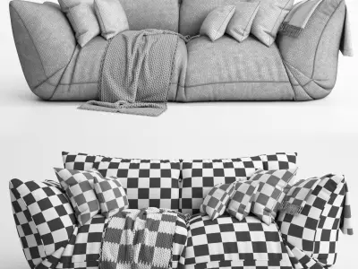 floor sofa anise  3D model