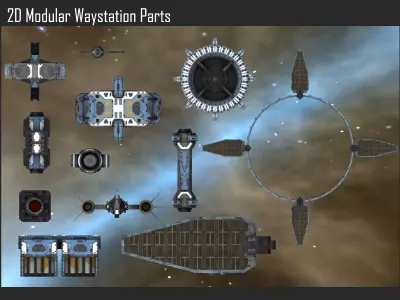 2D Modular Waystation Texture