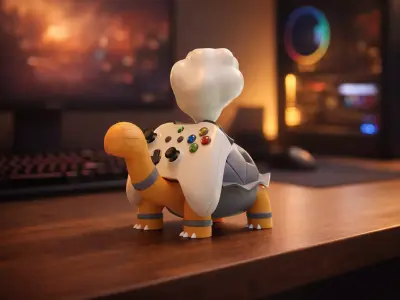 Torkoad Controller Stand 3D print model