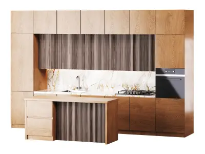 Modern kitchen 10 3D model