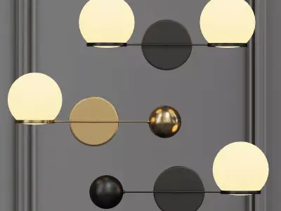 Contrapesso LED Single Sconce 3D model