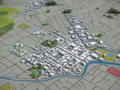 Nelson  Low-poly 3D model