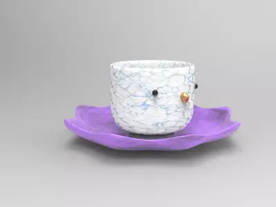 Migo Cups Set Low-poly 3D model