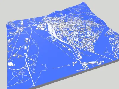 Cityscape Domodossola Italy  3D model