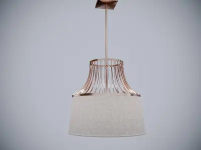 Luxe home philadelphia Dressmaker Chandelier 3D model