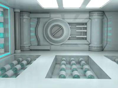 Sci Fi Room 3D model